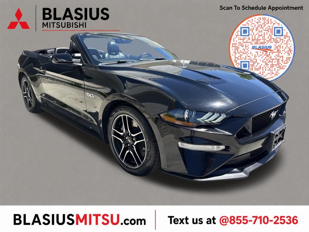 Black 2022 Ford Mustang Convertible Rear-Wheel Drive Automatic