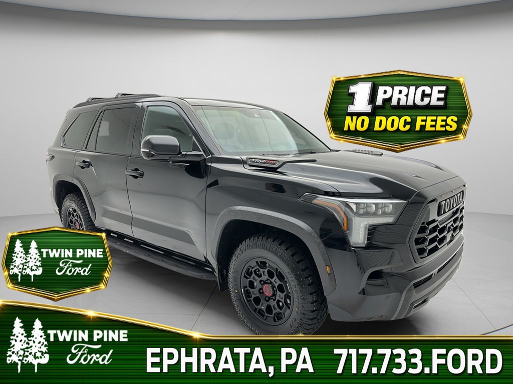 Midnight Black Metallic 2024 Toyota Sequoia SUV / Crossover Four-Wheel Drive Automatic