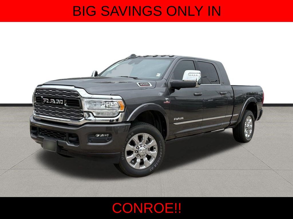 Gray (Granite Crystal Metallic Clearcoat) 2024 RAM 3500 Pickup Truck Four-Wheel Drive 6-Speed Automatic