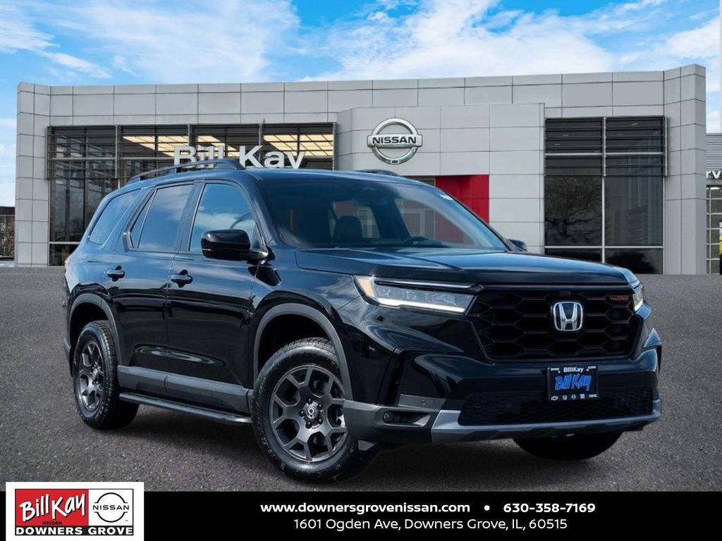 Black 2025 Honda Pilot TrailSport AWD SUV / Crossover All-Wheel Drive Automatic