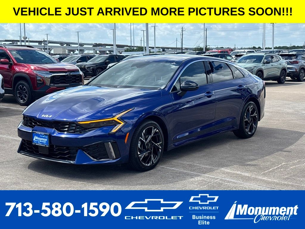 Yacht Blue 2025 Kia K5 Sedan Front-Wheel Drive 8-Speed Automatic