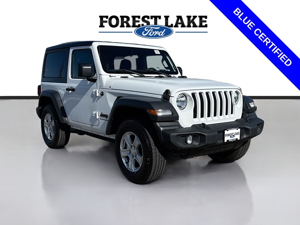 Bright White Clearcoat 2023 Jeep Wrangler SUV / Crossover Four-Wheel Drive 8-Speed Automatic