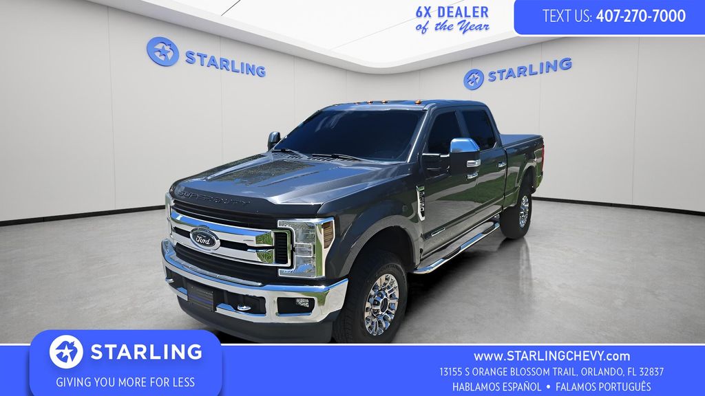 Blue Jeans Metallic 2018 Ford F-250 Super Duty Pickup Truck Four-Wheel Drive 6-Speed Automatic