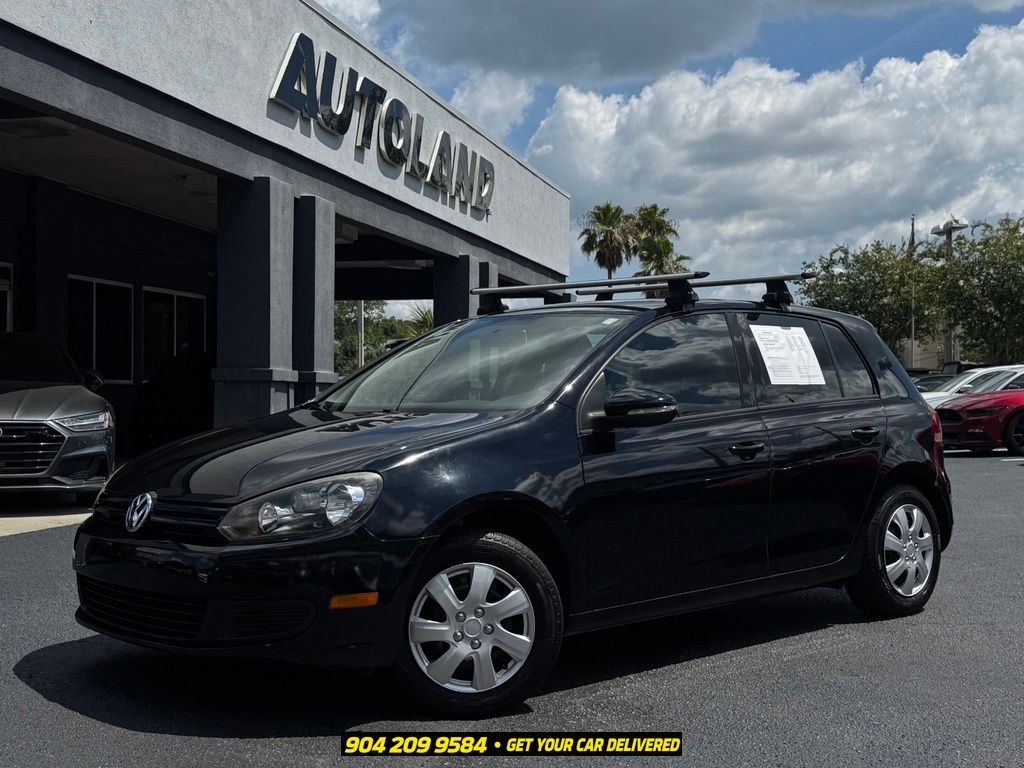 Black 2013 Volkswagen Golf Hatchback Front-Wheel Drive 6-Speed Automatic