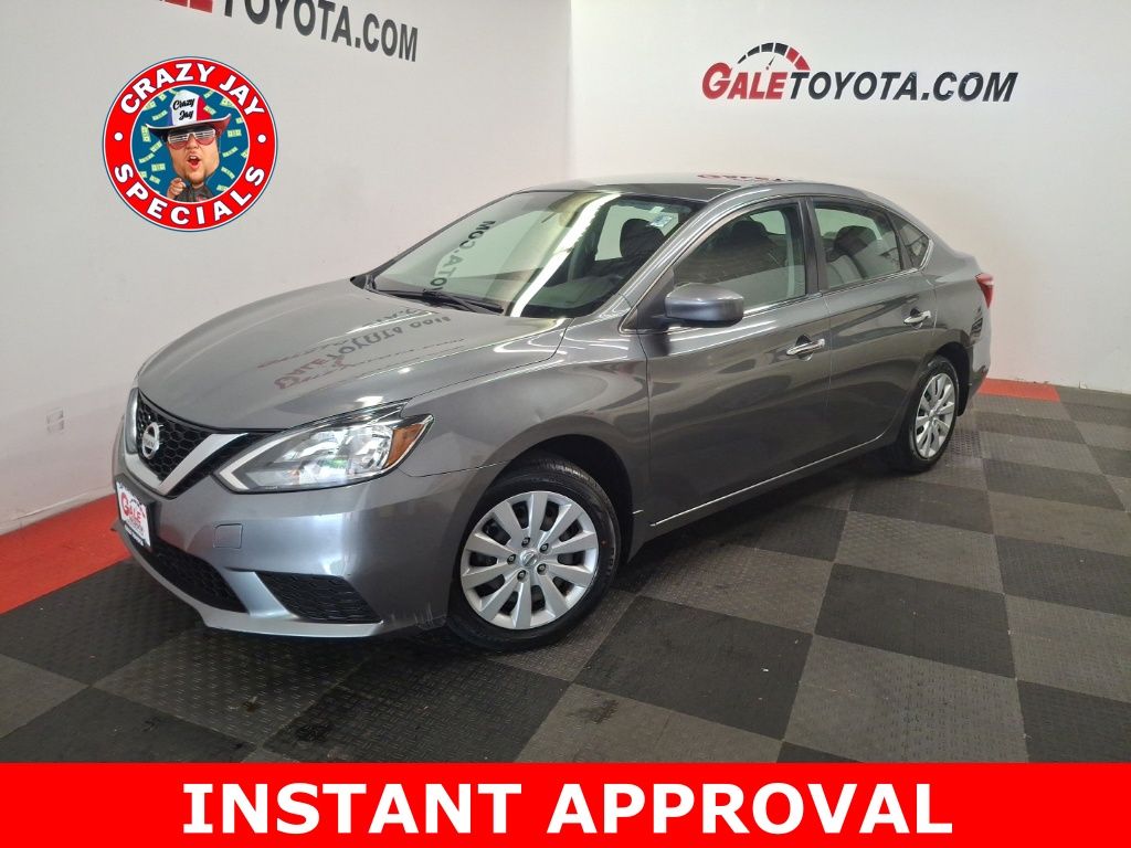 Gray (Gun Metallic) 2017 Nissan Sentra S Sedan Front-Wheel Drive Continuously Variable Transmission