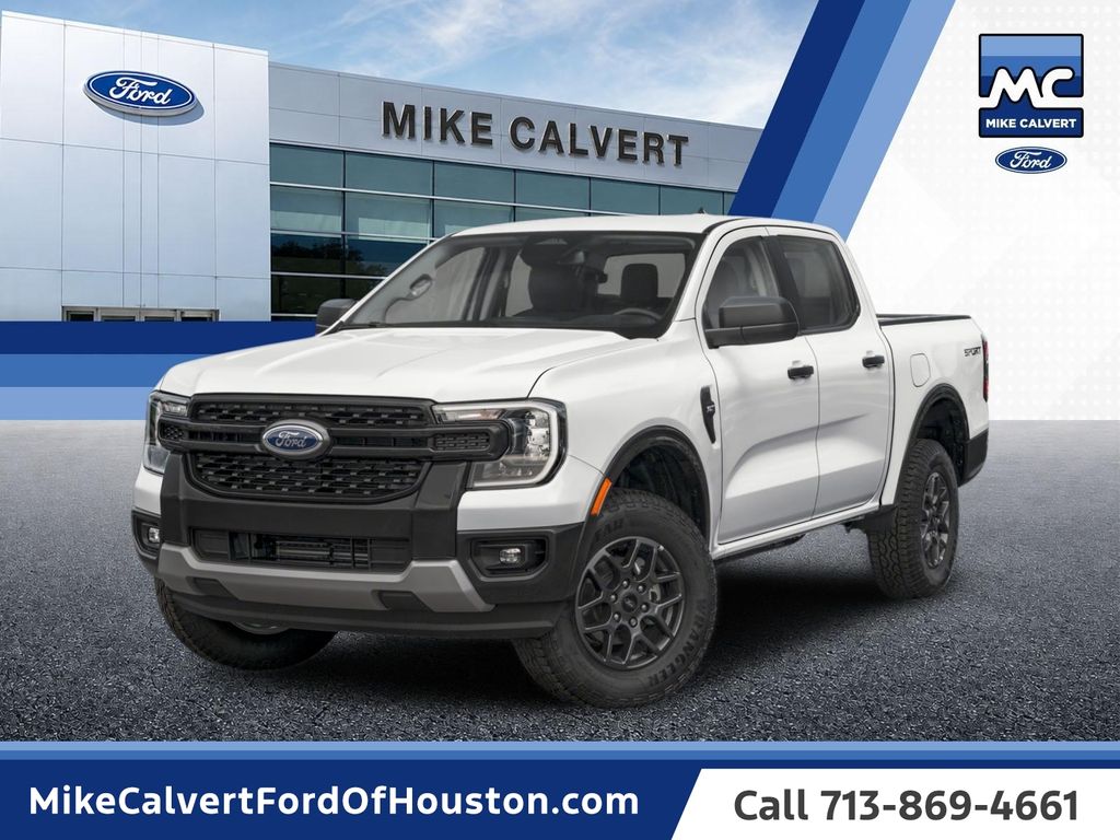 Gray 2026 Ford Ranger Pickup Truck Four-Wheel Drive Automatic