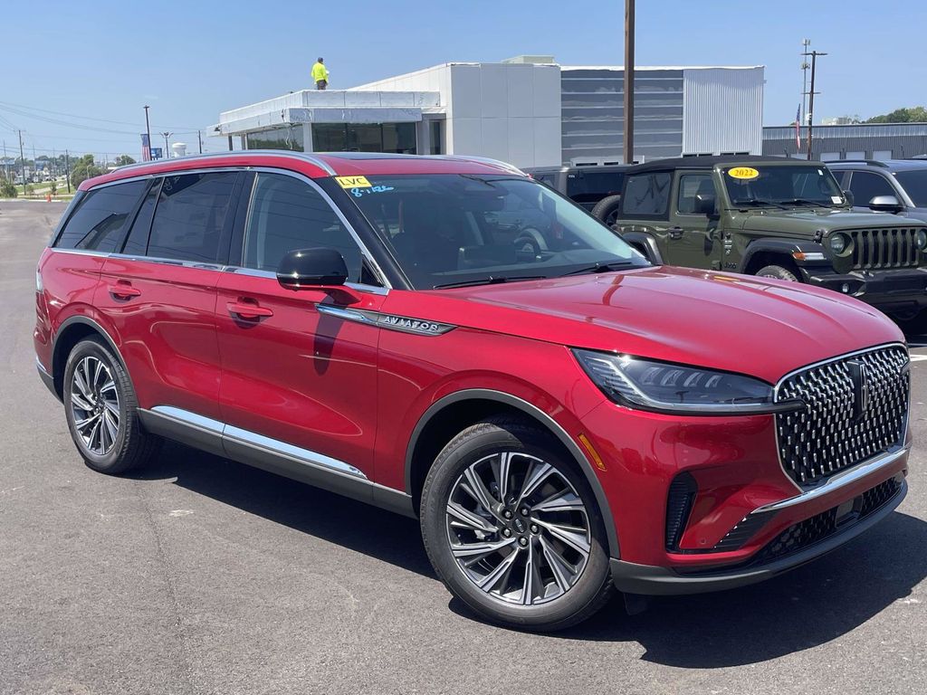 Red 2026 Lincoln Aviator SUV / Crossover Rear-Wheel Drive Automatic