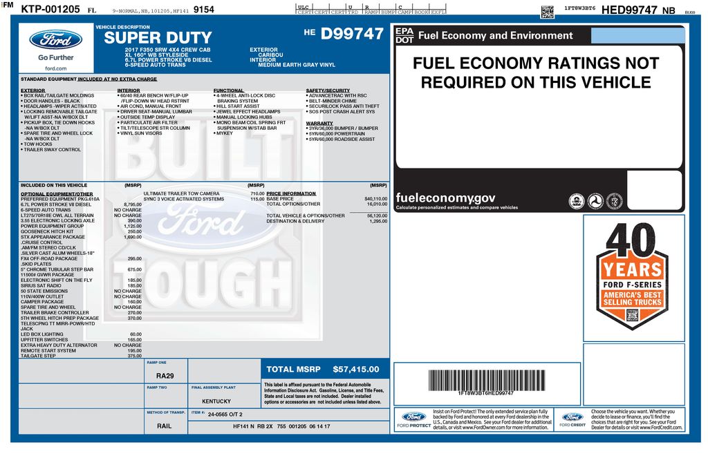 Used 2017 Brown Ford XL image 2