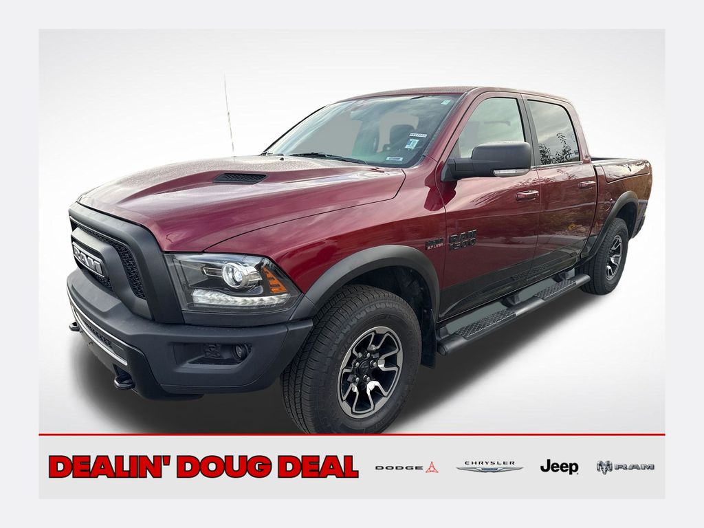 Delmonico Red Pearlcoat 2018 RAM 1500 Pickup Truck Four-Wheel Drive 8-Speed Automatic