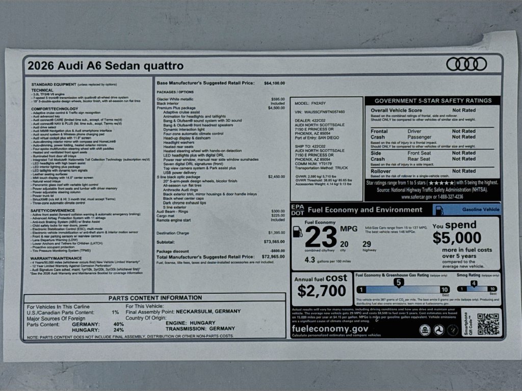 Thumbnail: 2026 Audi A6 - 9