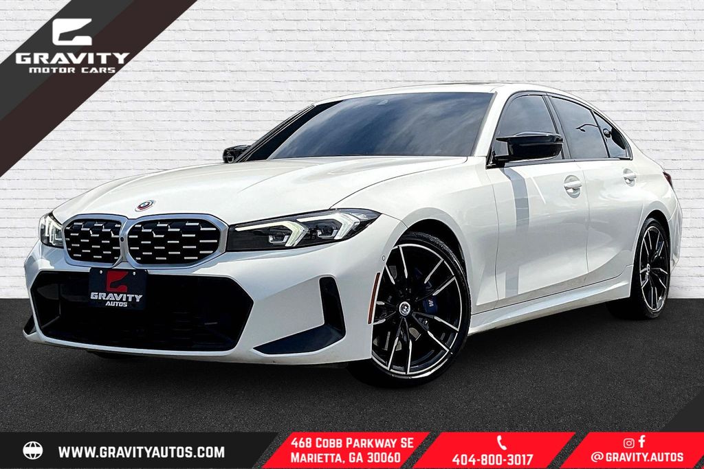 Alpine White 2023 BMW 3 Series Sedan Rear-Wheel Drive 8-Speed Automatic