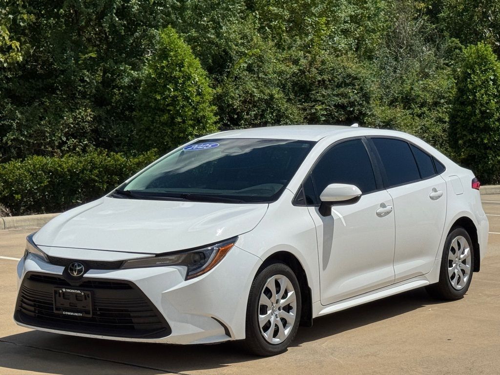 2025 Toyota Corolla LE White at Classic Toyota Galveston