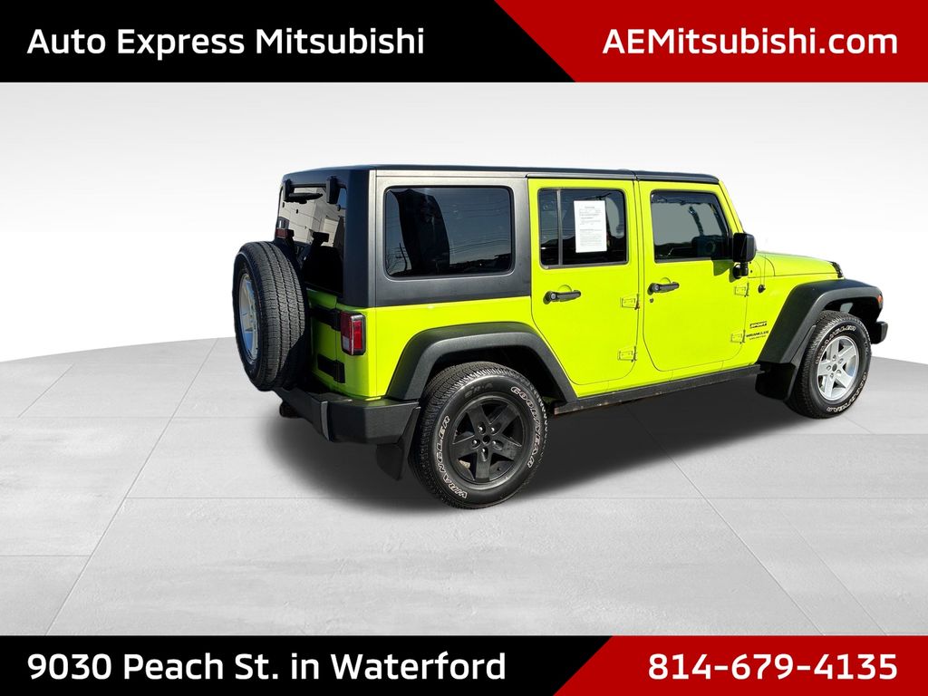 2016 Jeep Wrangler Unlimited Sport Green at Auto Express Mitsubishi