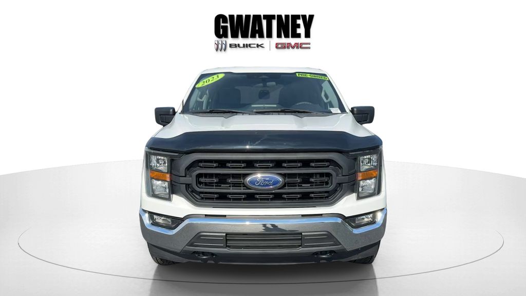 Oxford White 2023 Ford F-150 XL SuperCrew 4WD Pickup Truck Four-Wheel Drive Automatic