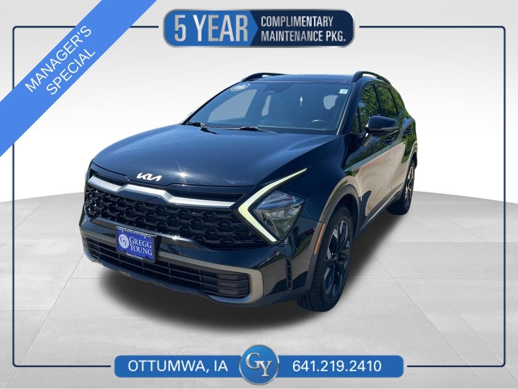 Ebony Black 2023 Kia Sportage SUV / Crossover All-Wheel Drive 8-Speed Automatic