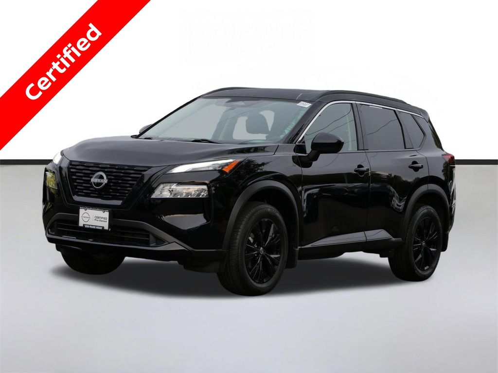 Super Black 2023 Nissan Rogue SUV / Crossover All-Wheel Drive Continuously Variable Transmission
