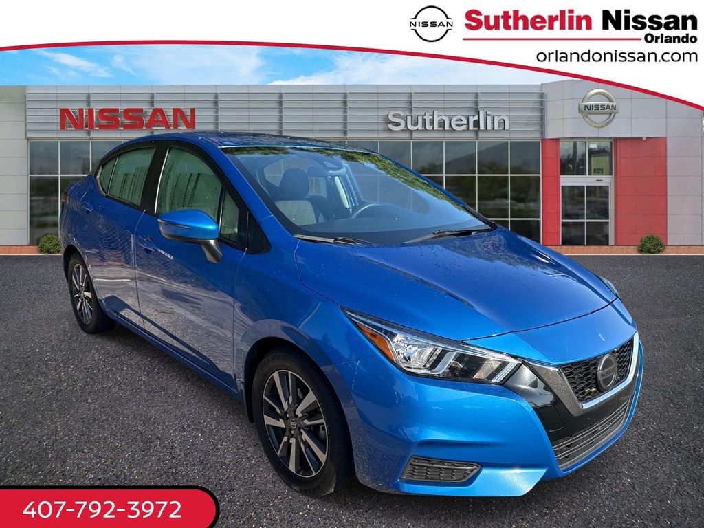 Electric Blue Metallic 2020 Nissan Versa SV FWD Sedan Front-Wheel Drive Continuously Variable Transmission