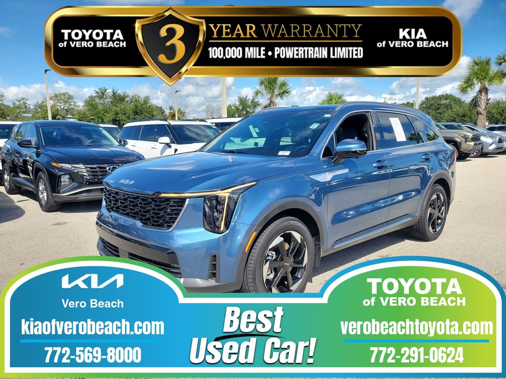Mineral Blue 2025 Kia Sorento Hybrid SUV / Crossover All-Wheel Drive 6-Speed Automatic