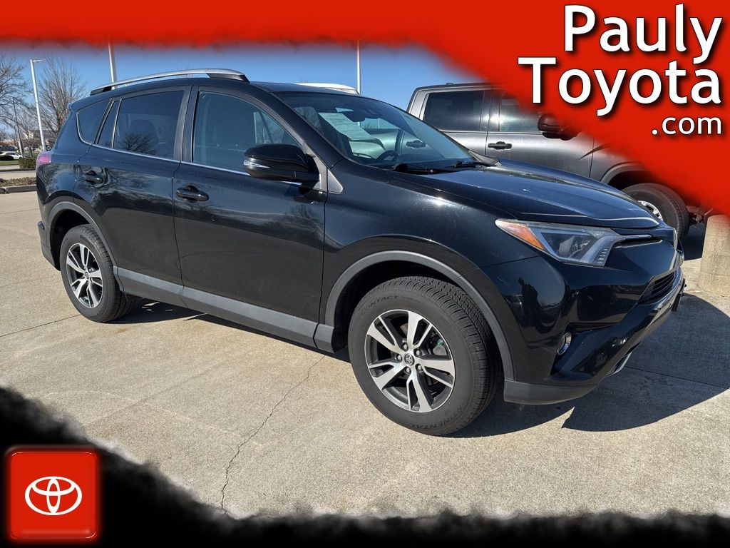 Black 2016 Toyota RAV4 XLE AWD SUV / Crossover All-Wheel Drive 6-Speed Automatic