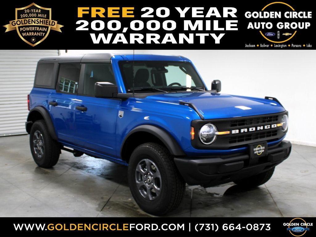 Velocity Blue Metallic 2026 Ford Bronco SUV / Crossover Four-Wheel Drive Automatic