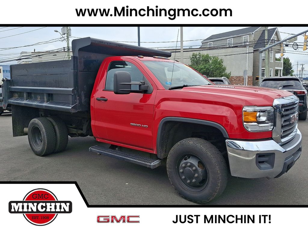 Fire Red 2015 GMC Sierra 3500HD Pickup Truck Four-Wheel Drive 6-Speed Automatic