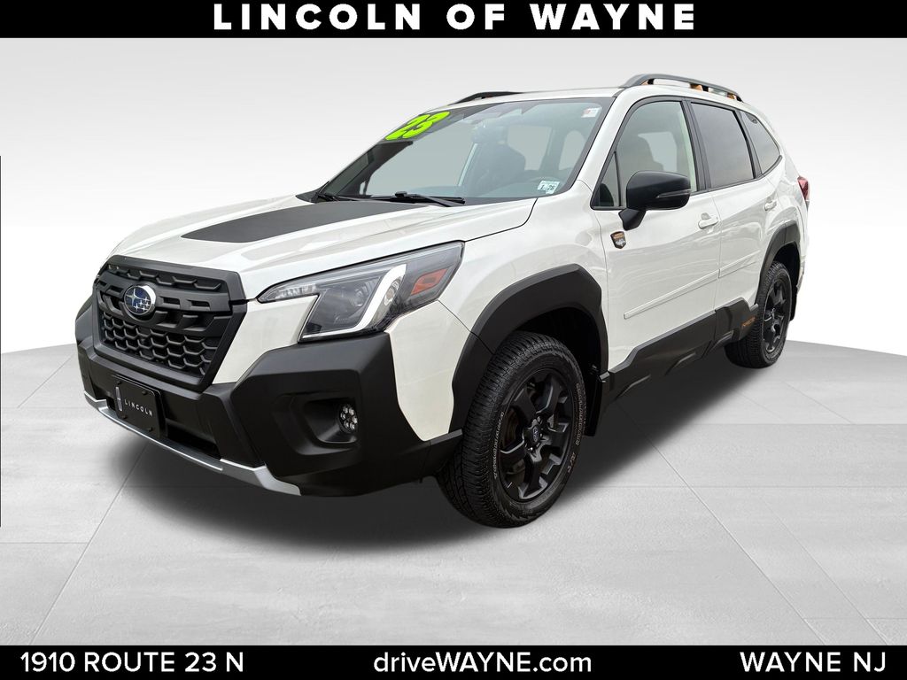 Crystal White Pearl 2023 Subaru Forester SUV / Crossover All-Wheel Drive Continuously Variable Transmission