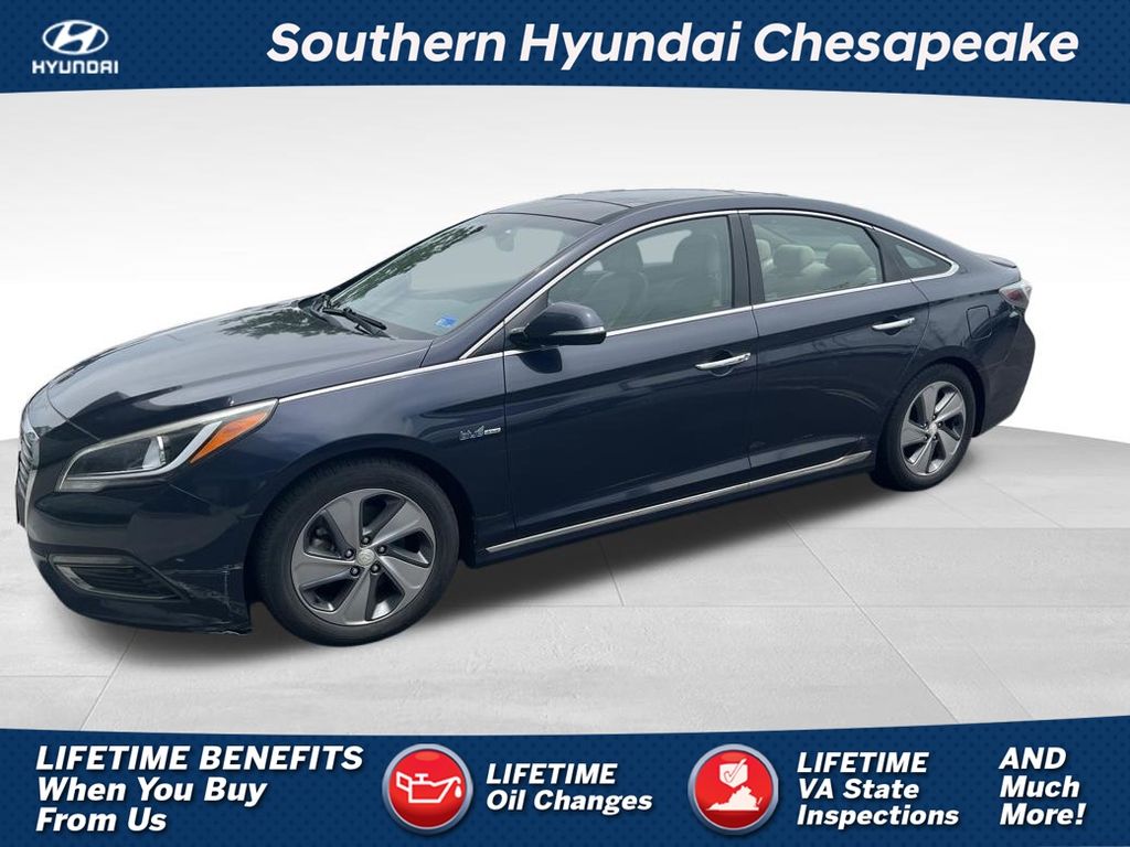 Astral Blue Pearl 2017 Hyundai Sonata Hybrid Sedan Front-Wheel Drive 6-Speed Automatic