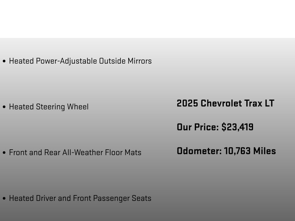 2025 Chevrolet Trax LT Red at Klick Lewis Buick Chevrolet
