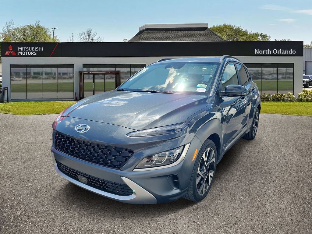 Thunder Gray 2022 Hyundai Kona SUV / Crossover Front-Wheel Drive 7-Speed Automatic