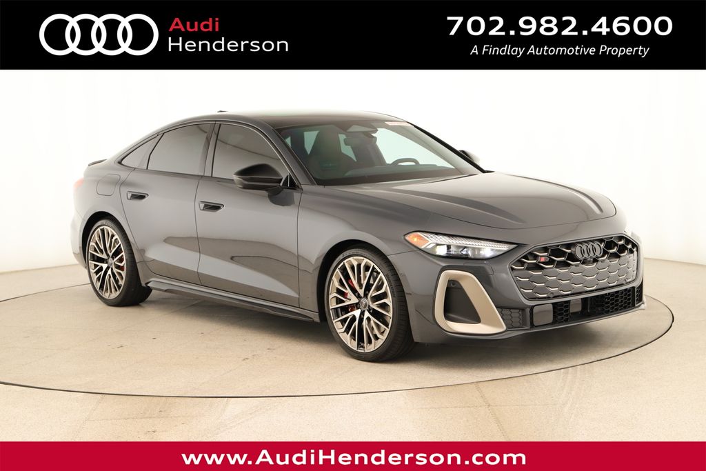 Magnet Gray 2025 Audi S5 3.0T quattro Prestige Sedan All-Wheel Drive 7-Speed Automatic