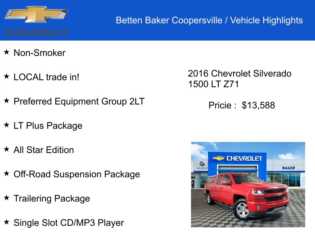 2016 Chevrolet Silverado 1500 LT 3