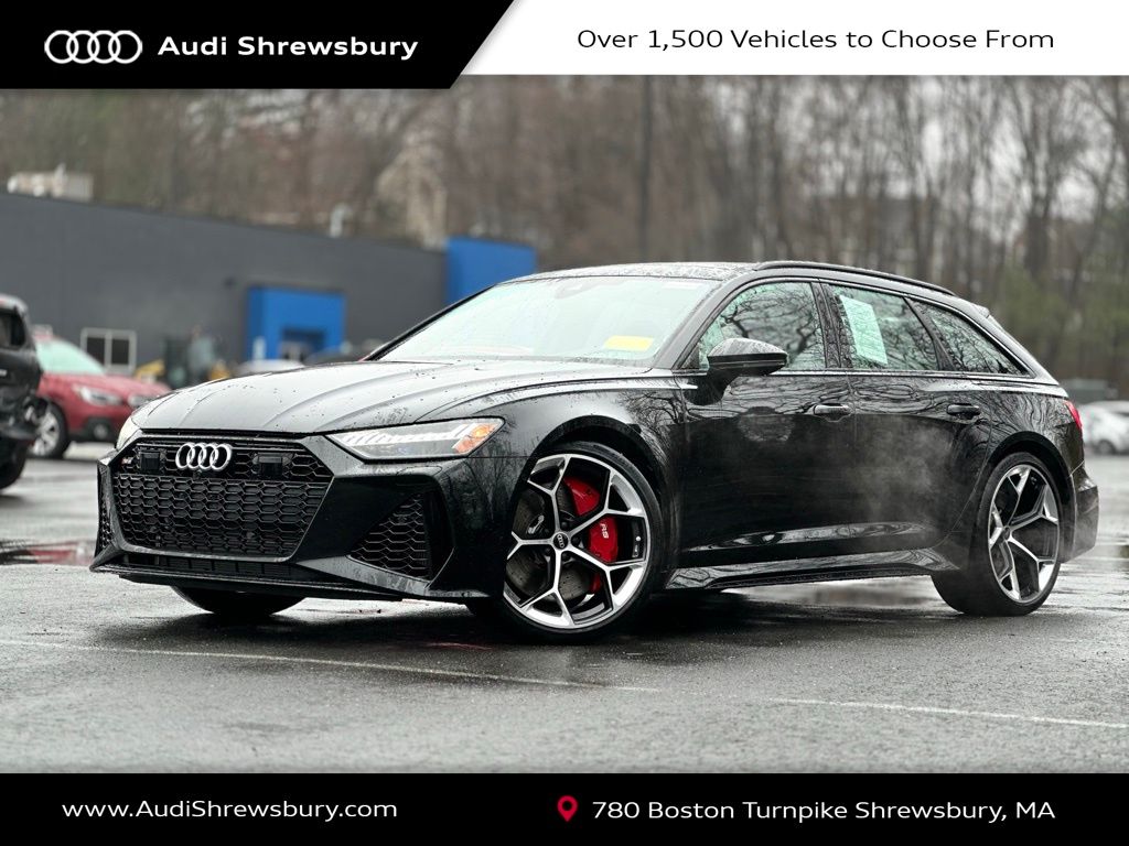 Mythos Black Metallic 2025 Audi RS 6 Avant 4.0T quattro Performance Wagon All-Wheel Drive 8-Speed Automatic