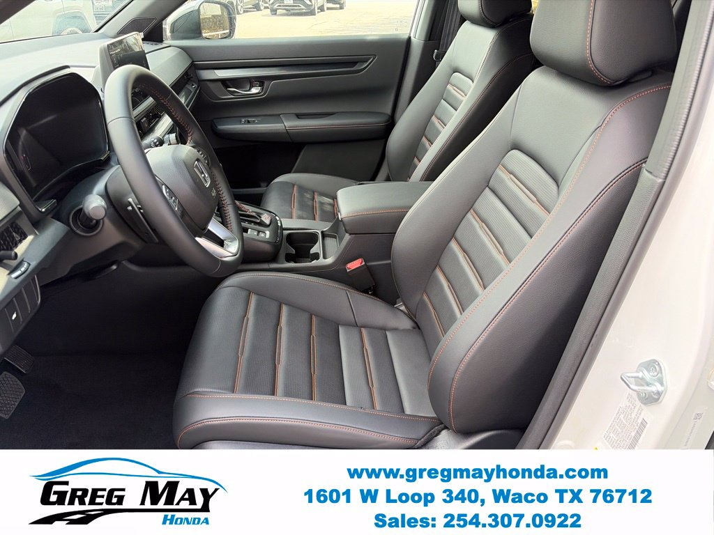 2026 Honda CR-V Hybrid Sport-L White at Greg May Honda
