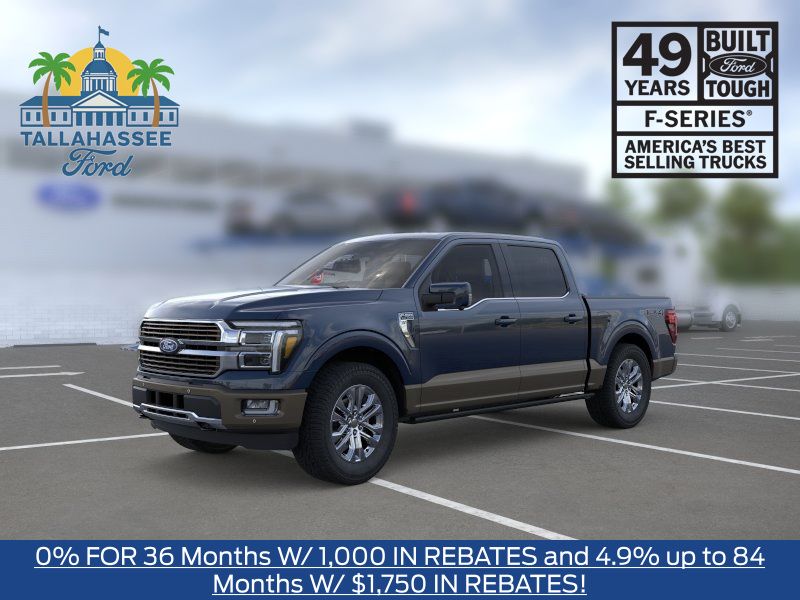 Antimatter Blue Metallic 2026 Ford F-150 Pickup Truck Four-Wheel Drive Automatic