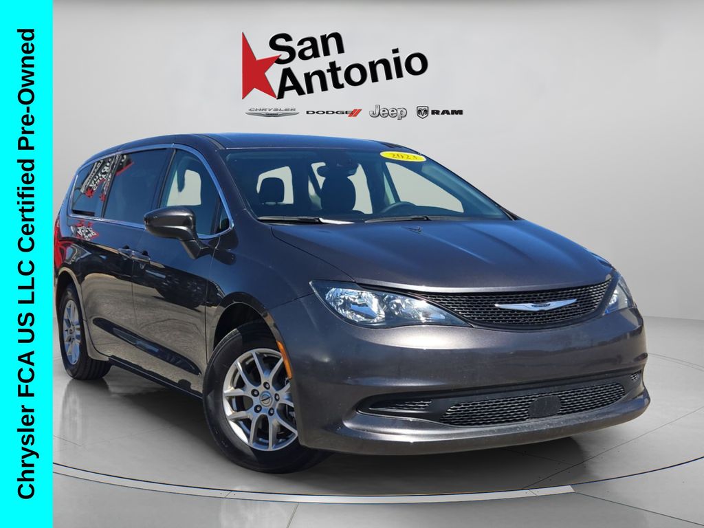 Gray (Granite Crystal Metallic Clearcoat) 2023 Chrysler Voyager LX FWD Minivan Front-Wheel Drive 9-Speed Automatic
