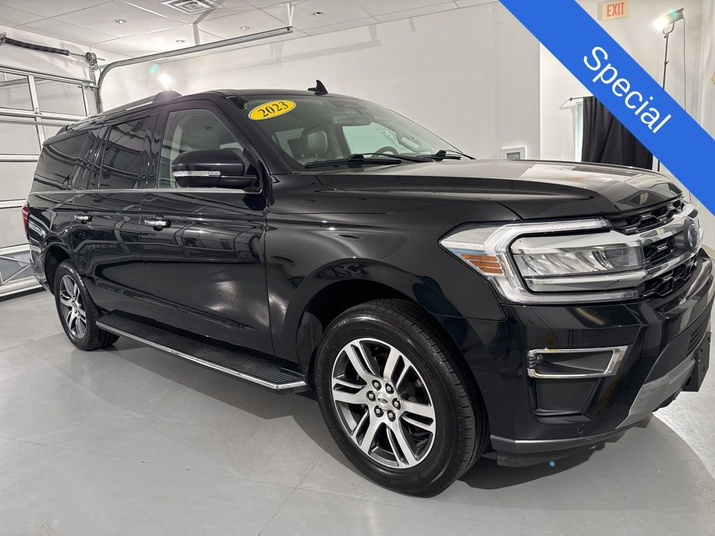 Black Metallic 2023 Ford Expedition MAX Limited 4WD SUV / Crossover Four-Wheel Drive Automatic
