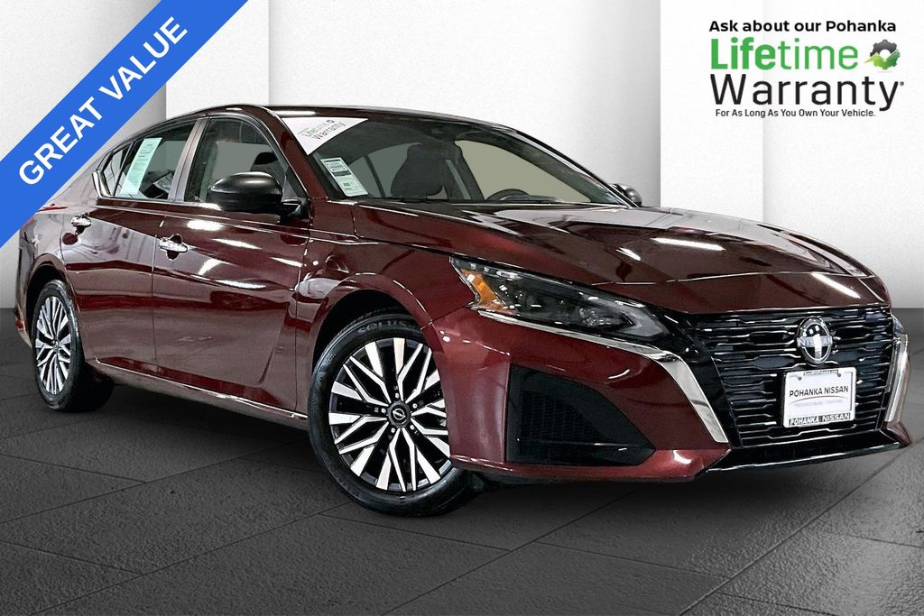 Garnet Pearl Metallic 2024 Nissan Altima Sedan Front-Wheel Drive Continuously Variable Transmission