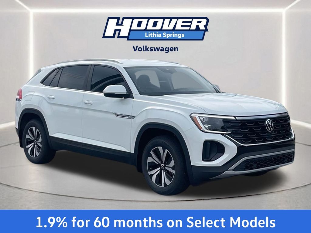 Opal White Pearl 2026 Volkswagen Atlas Cross Sport SUV / Crossover Front-Wheel Drive 8-Speed Automatic