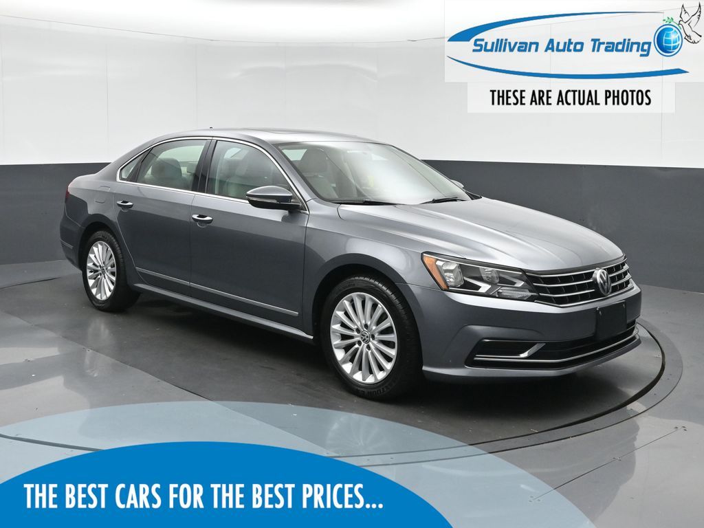 Platinum Gray Metallic 2017 Volkswagen Passat Sedan Front-Wheel Drive 6-Speed Automatic