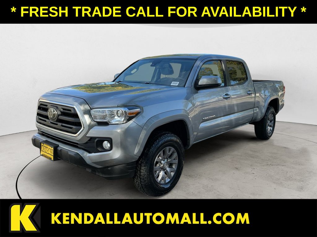 Silver Sky Metallic 2019 Toyota Tacoma Pickup Truck Four-Wheel Drive 6-Speed Automatic