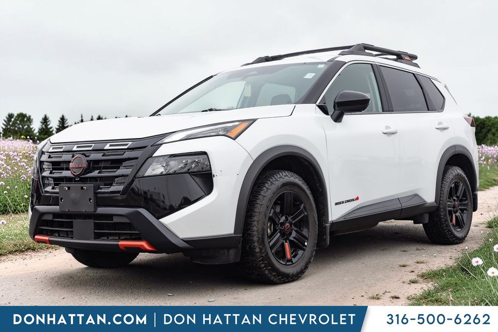 Everest White Pearl 2025 Nissan Rogue SUV / Crossover All-Wheel Drive Continuously Variable Transmission