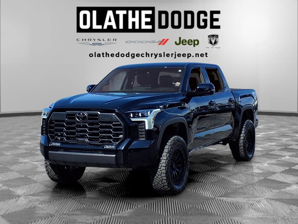 Midnight Black Metallic 2025 Toyota Tundra Pickup Truck Four-Wheel Drive Automatic
