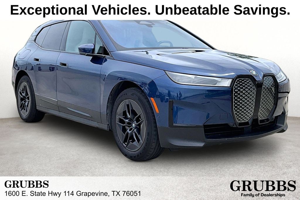 Phytonic Blue Metallic 2023 BMW iX xDrive50 AWD SUV / Crossover All-Wheel Drive Automatic