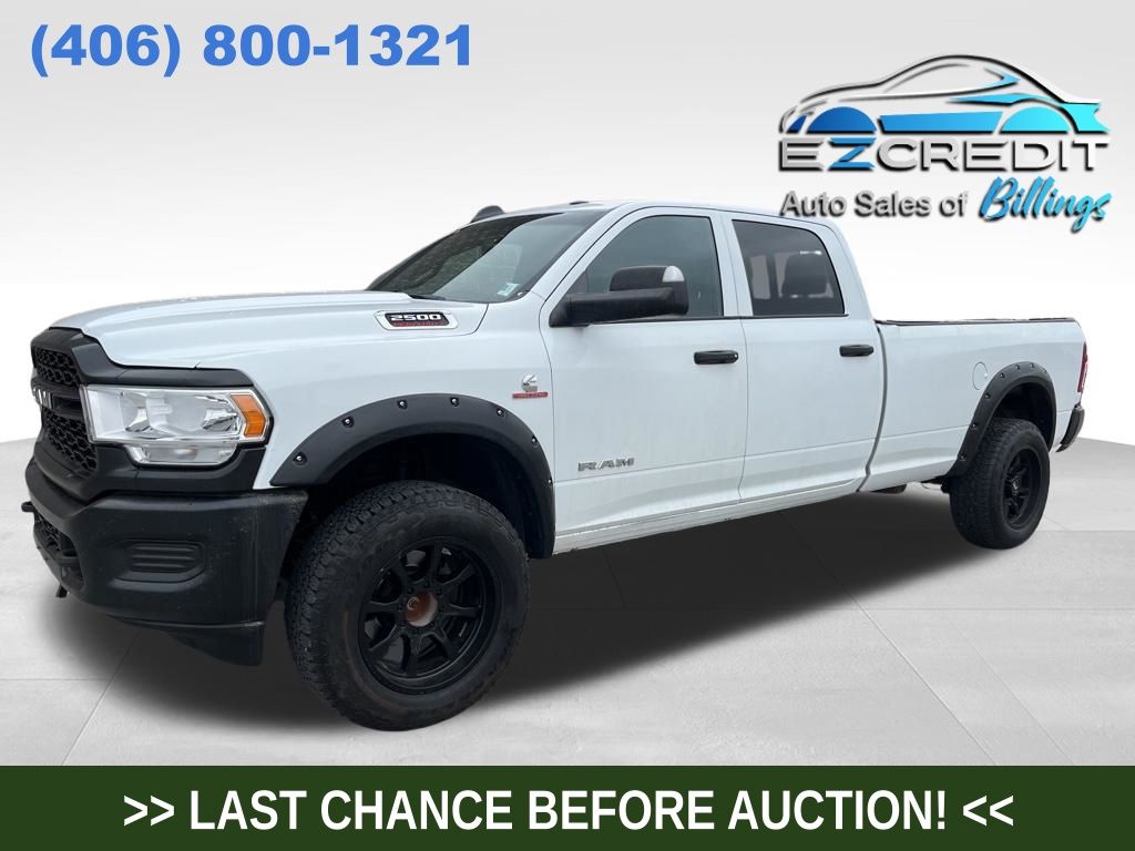 Bright White Clearcoat 2022 RAM 2500 Tradesman Crew Cab LB 4WD Pickup Truck Four-Wheel Drive 6-Speed Automatic