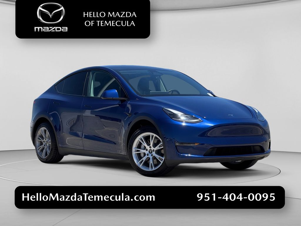Deep Blue Metallic 2023 Tesla Model Y SUV / Crossover Rear-Wheel Drive 1-Speed Automatic