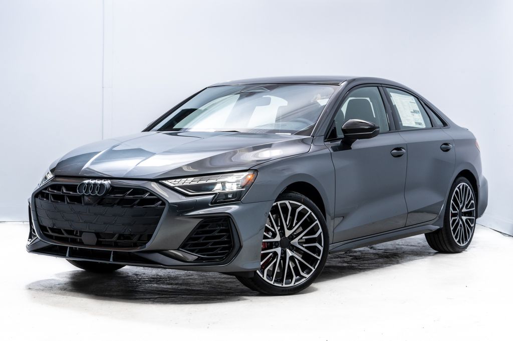 Gray 2026 Audi S3 2.0T quattro Premium Sedan All-Wheel Drive 7-Speed Automatic