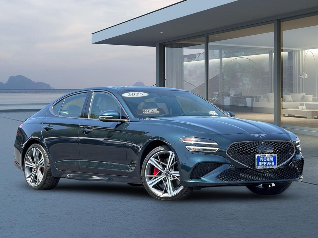 Tasman Blue 2025 Genesis G70 3.3T Sport Prestige RWD Sedan Rear-Wheel Drive 8-Speed Automatic