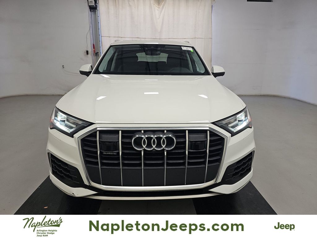Carrara White 2023 Audi Q7 quattro Premium 45 TFSI SUV / Crossover All-Wheel Drive 8-Speed Automatic