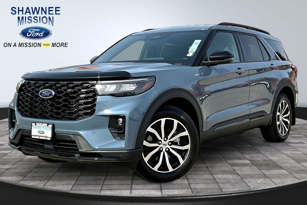 Vapor Blue 2025 Ford Explorer ST-Line AWD SUV / Crossover All-Wheel Drive Automatic