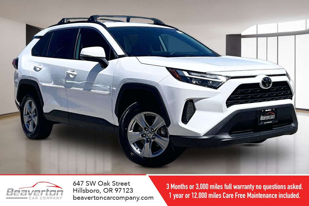 White 2022 Toyota RAV4 SUV / Crossover All-Wheel Drive 8-Speed Automatic